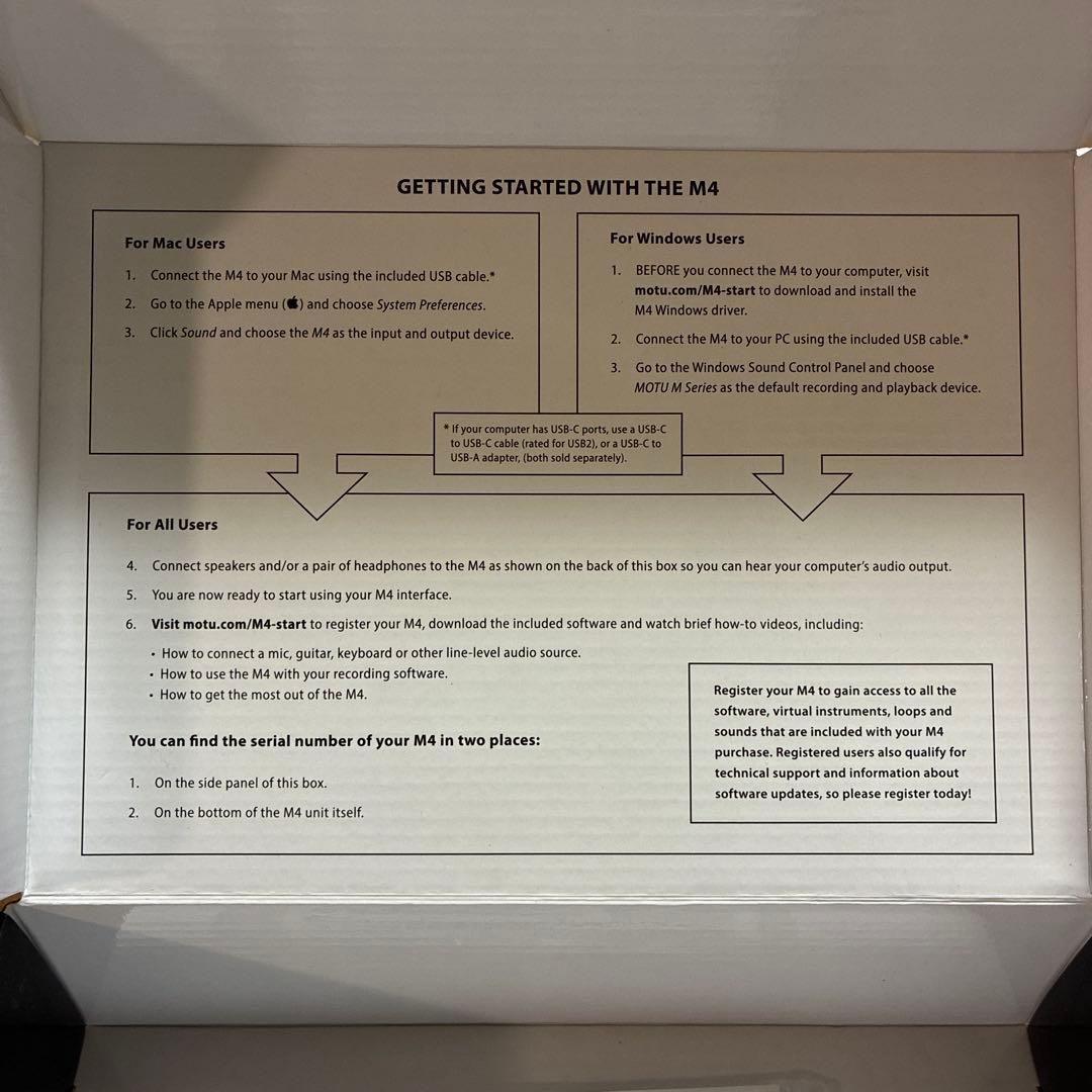 【アディット】MOTU M4 オーディオインターフェイス