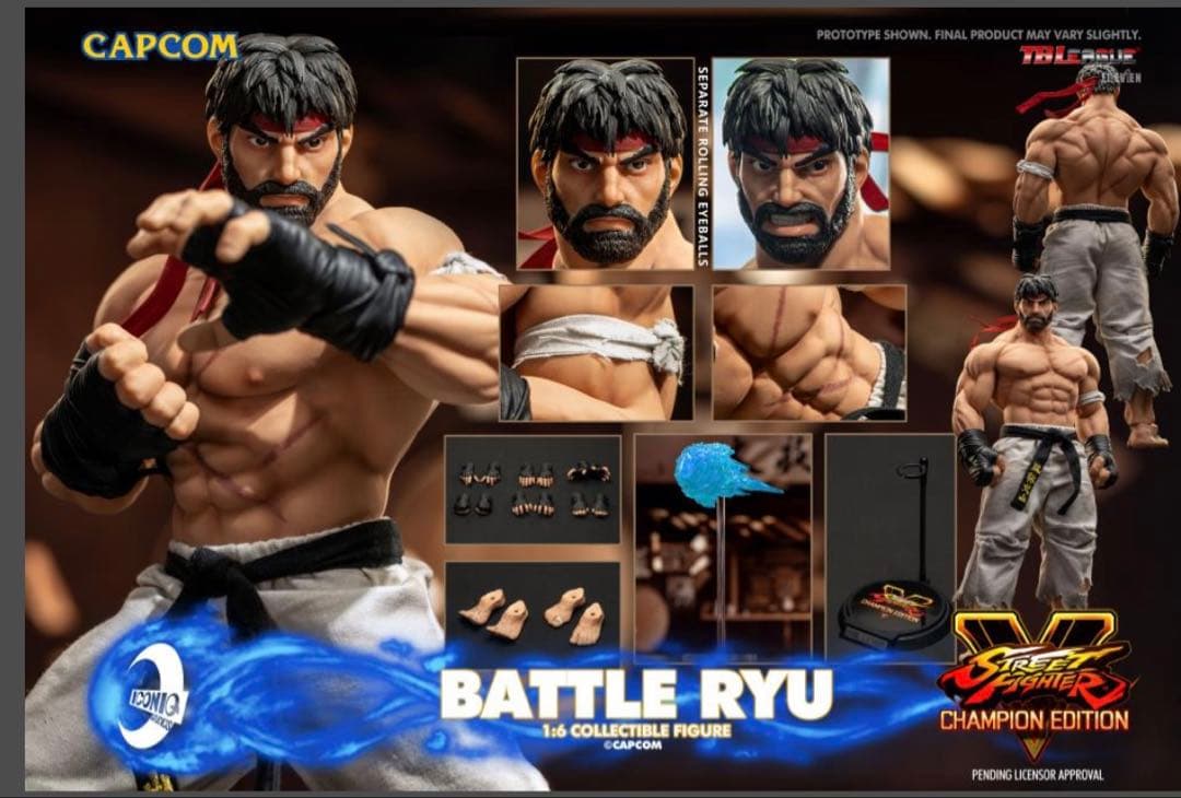 オマケ付き　888体限定ストリートファイター　リュウ 1/6 2体セット