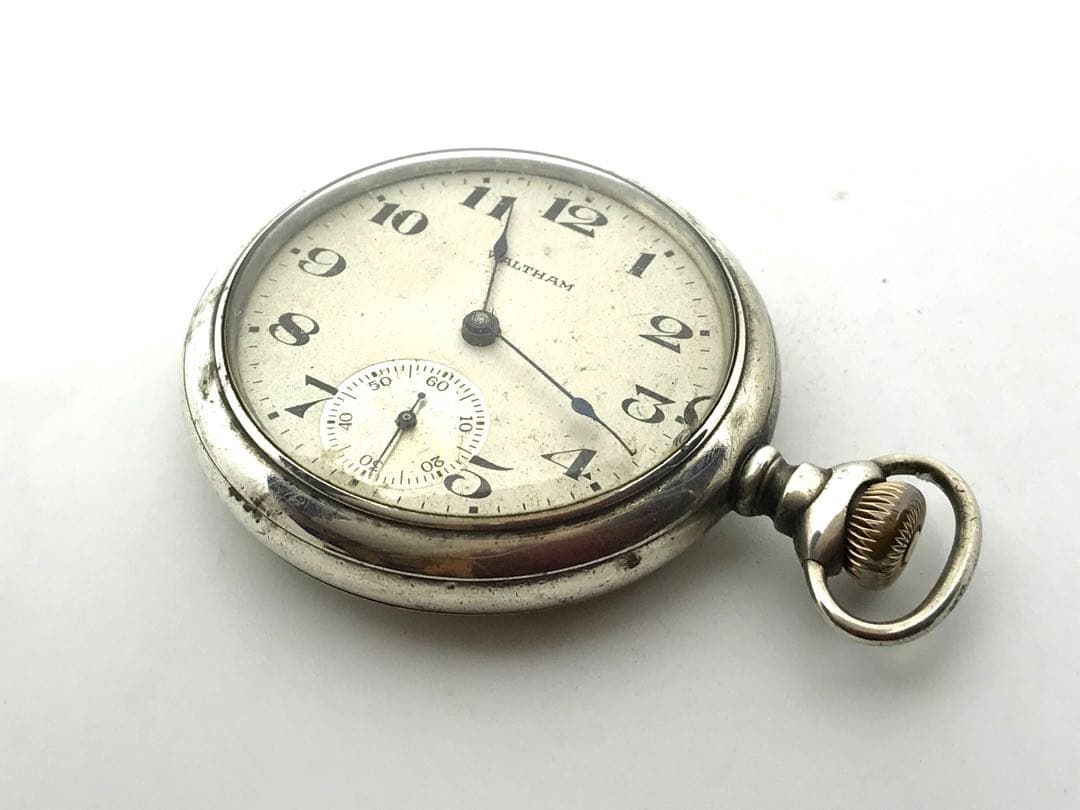 アンティーク・ウォルサム ・スモールセカンド・シルバー懐中時計