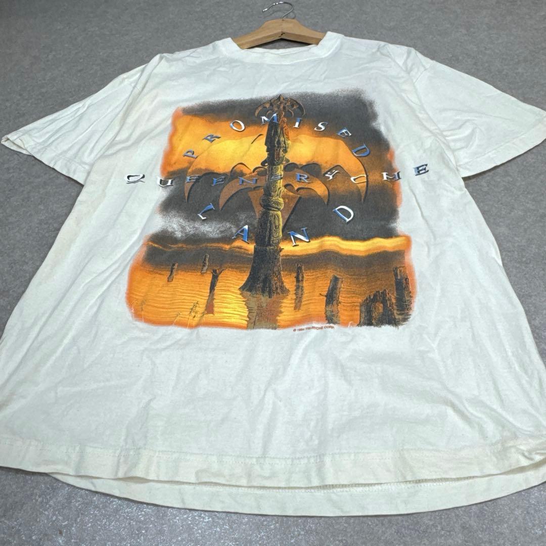 希少 90S QUEENSRYCHE ヴィンテージ バンドTシャツ 当時物 L