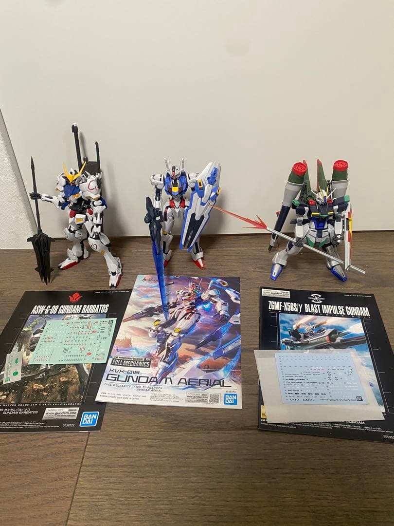 MG ブラストインパルス、バルバトス　フルメカニクス　エアリアル　ジャンク