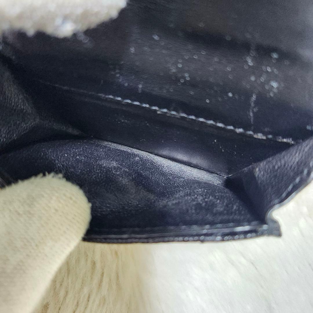 ✨極美品　付属品あり✨サンローラン　三つ折り　カサンドラ　ブラック　レザー　黒