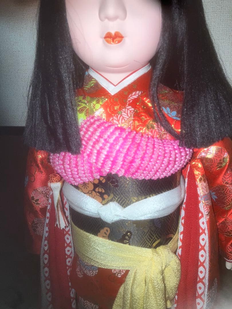 《超特級呪物》特大　あらゆる幸運呼び込むチョウピラコ様の宿る市松人形　曰く付き