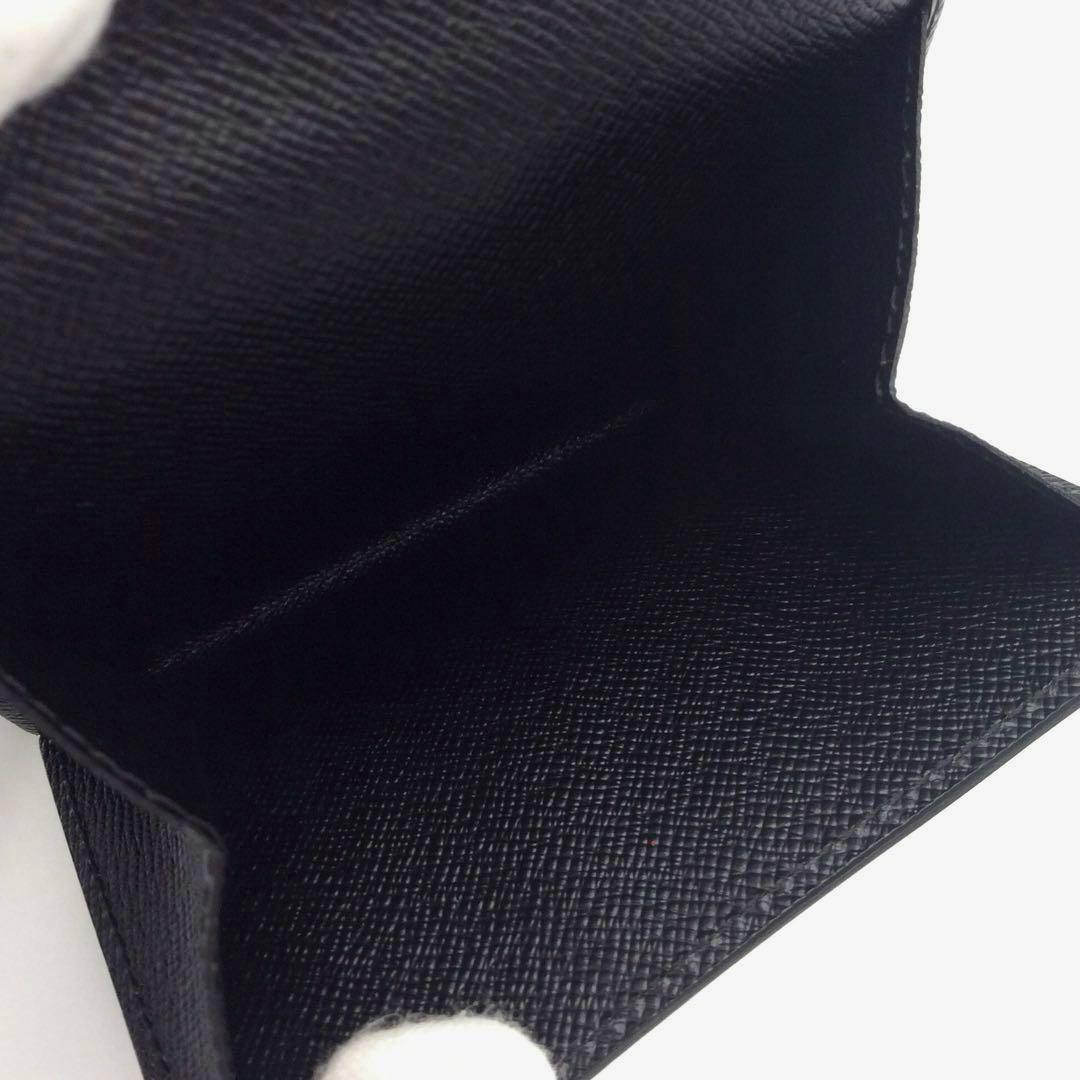 ルイヴィトン エピ 黒 ブラック メンズ Wホック エリーズ 三つ折り財布