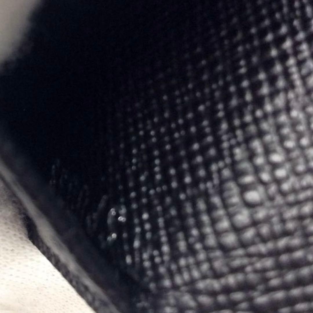 ルイヴィトン エピ 黒 ブラック メンズ Wホック エリーズ 三つ折り財布