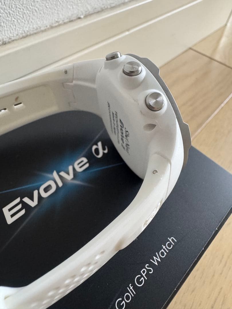 ショットナビ Evolve α ゴルフGPSナビ　ホワイト　未使用