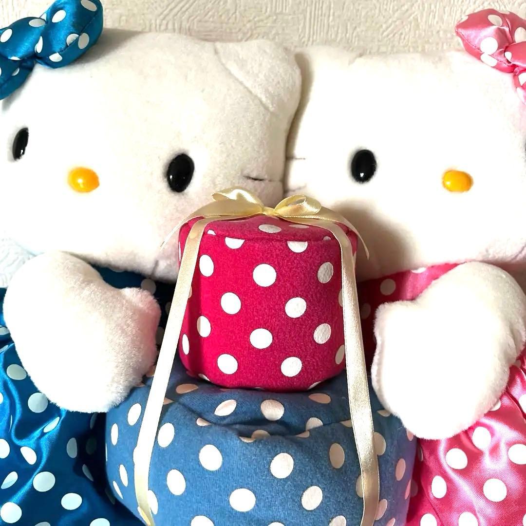 希少‼️非売品‼️限定キティ ミミィ 28thバースデー ディスプレイ ぬいぐるみ