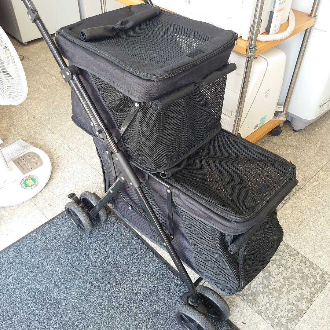 LPOTIUS ペットカート 多頭 上下二段式 折り畳み