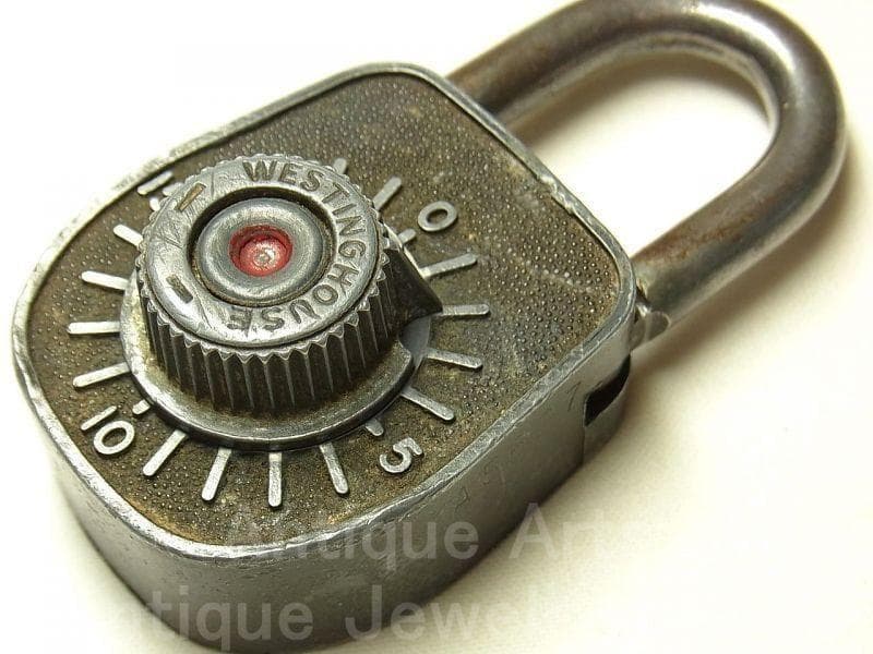 《p1057》1930年　WESTINGHOUSE・GOUGLERダイヤル南京錠