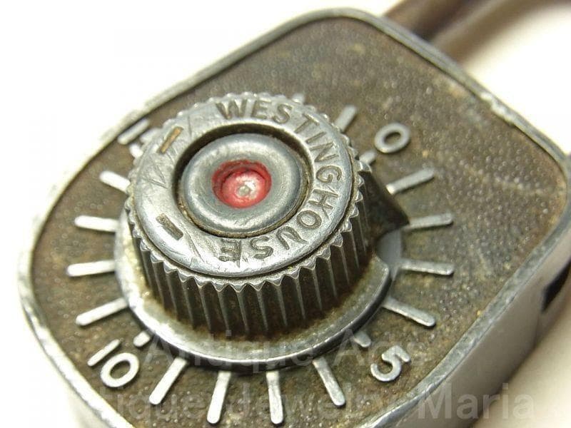 《p1057》1930年　WESTINGHOUSE・GOUGLERダイヤル南京錠
