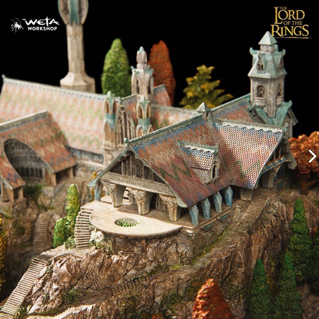 WETA ロードオブザリング 裂け谷リベン デル ジオラマ ホビット スタチュー