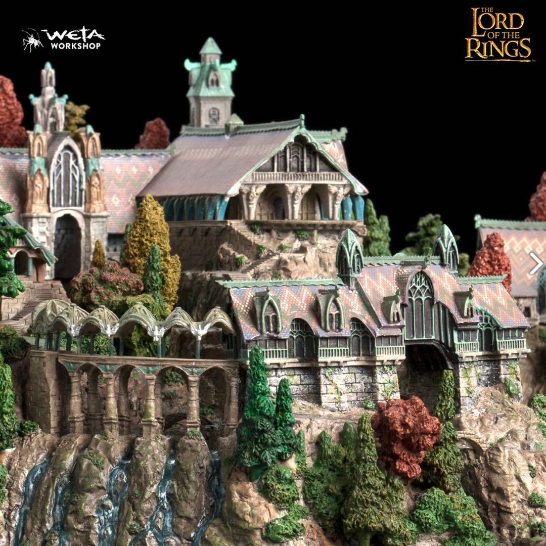 WETA ロードオブザリング 裂け谷リベン デル ジオラマ ホビット スタチュー
