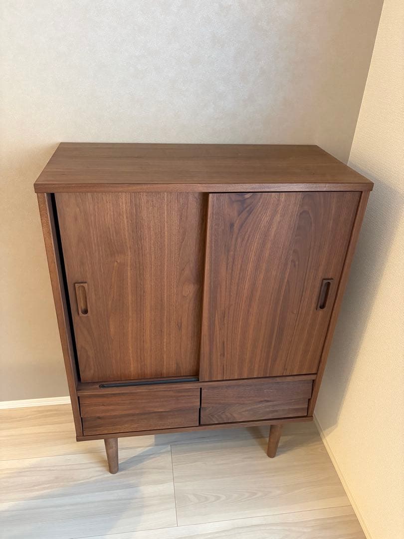 ウニコunicoスライドドアキャビネット TALVI(タルヴィ)