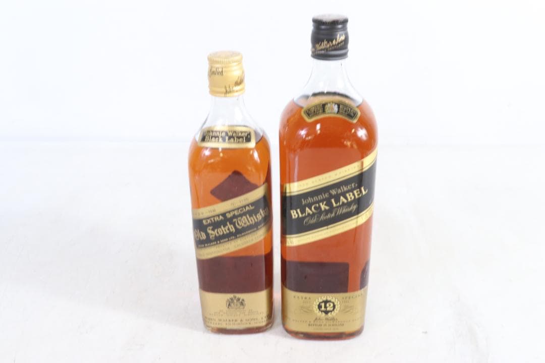◆未開栓 2本 ジョニーウォーカー ブラックラベル 750ml 12年 1125