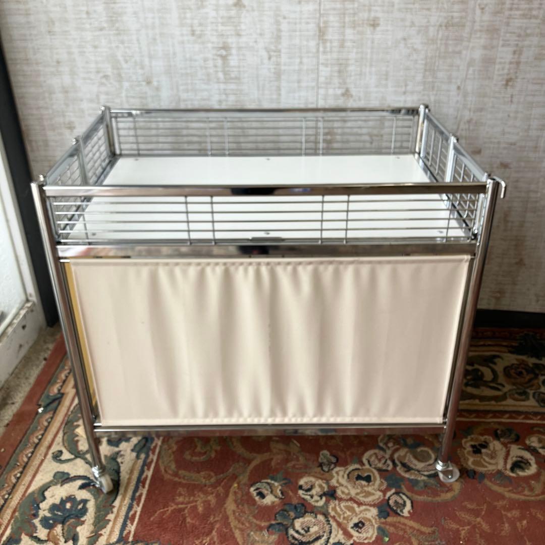 店舗什器 中折れ式ワゴン W900 店舗用品 陳列什器 販売ワゴン セールワゴン