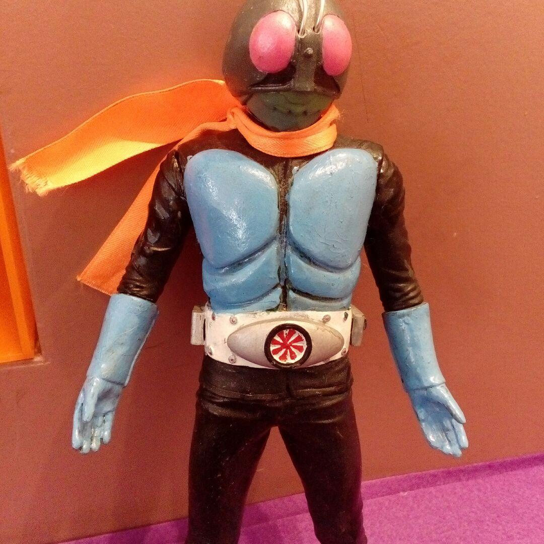 パチ無版権仮面ライダー昭和レトロオリジナルペイント無可動２０センチコレクション品