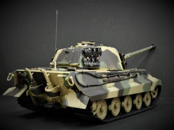 技術基準適合証明済 ヘンロン 1/16 キングタイガー ヘンシェル砲塔