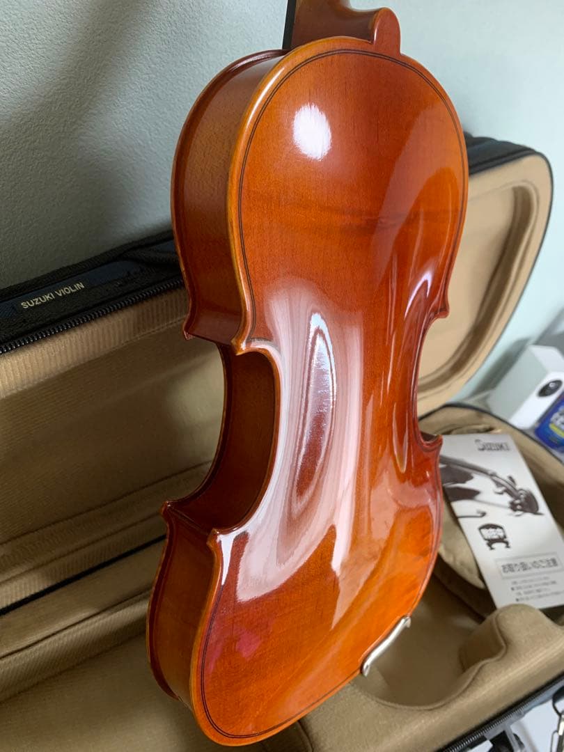 専用出品 SUZUKI バイオリン No200e 1/4 スズキ弓 肩当て 松脂