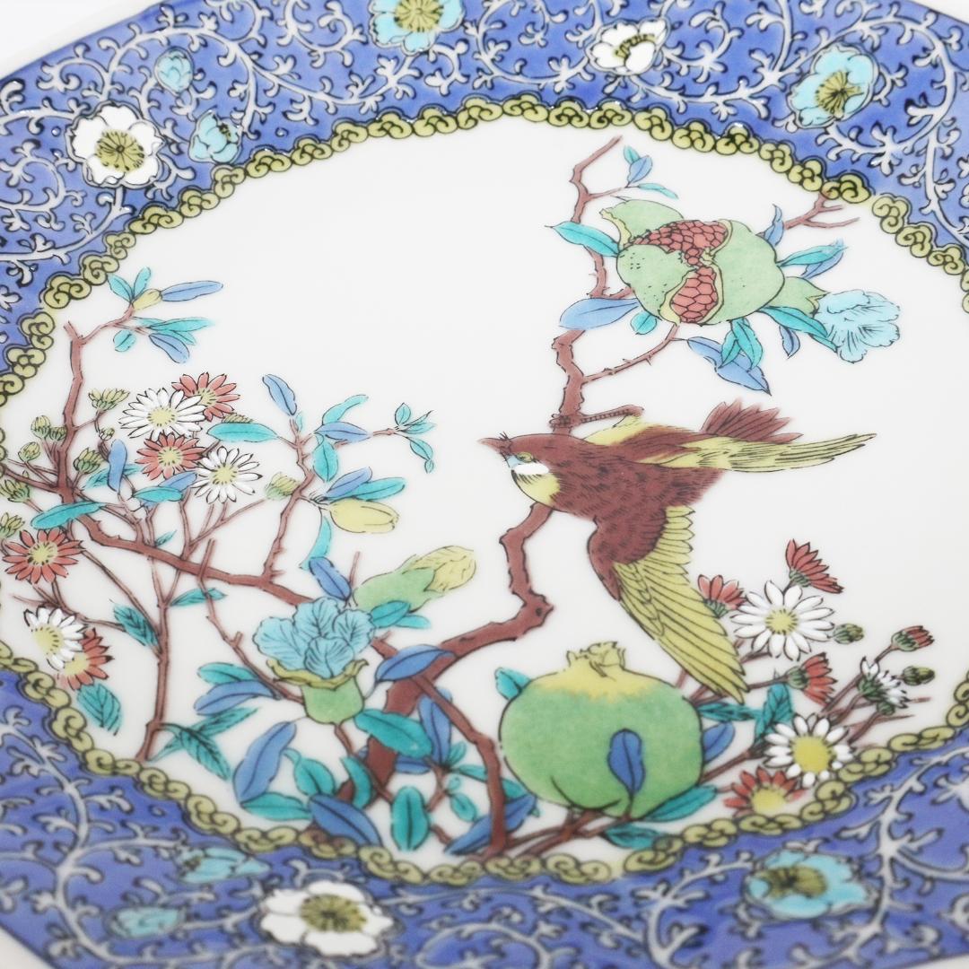 九谷焼 静岳作 皿揃 10客 木箱