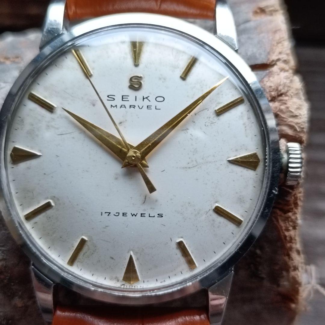 OH済みセイコーマーベルSEIKOMarvel17石手巻きアンティーク