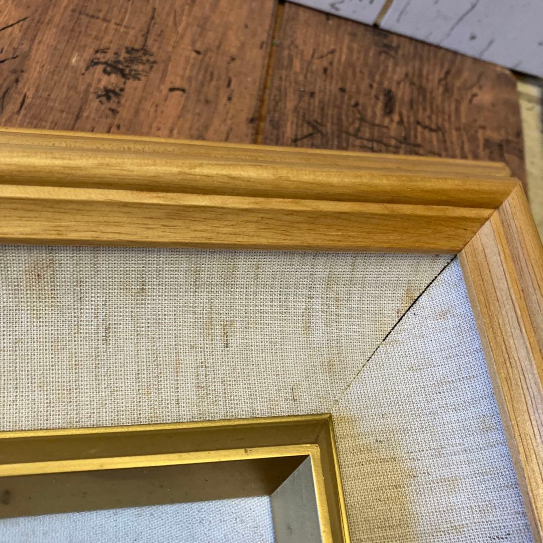 絵画 世界の名画 コロー ヴィル・ダブレー 大判 高級額装 複製画 木製フレーム