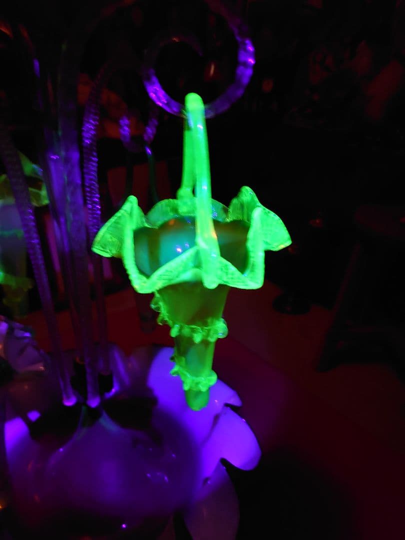 フランス1890s'ヴィクトリアイパーン グリーンオパールセント ヴァセリンSP