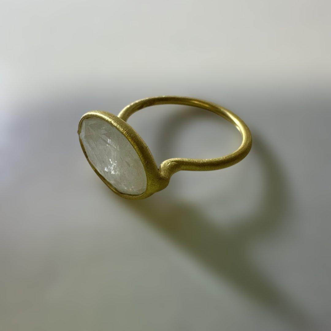 ☆Odul☆レインボームーンストーン☆ネックレス & リング☆未使用品☆