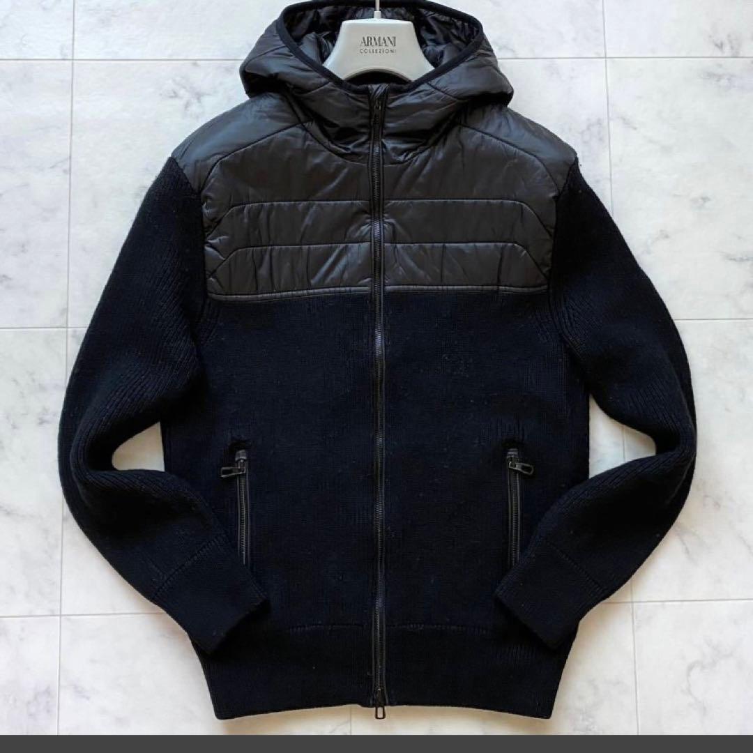 ポロラルフローレン 中綿 ニット切替 ジャケットMサイズ ブラック 黒 メンズ