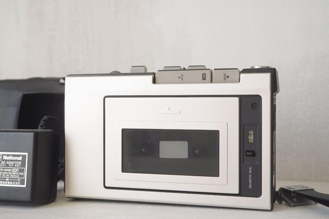 National カセットレコーダー RQ-333 美品 ケース&アダプター付き