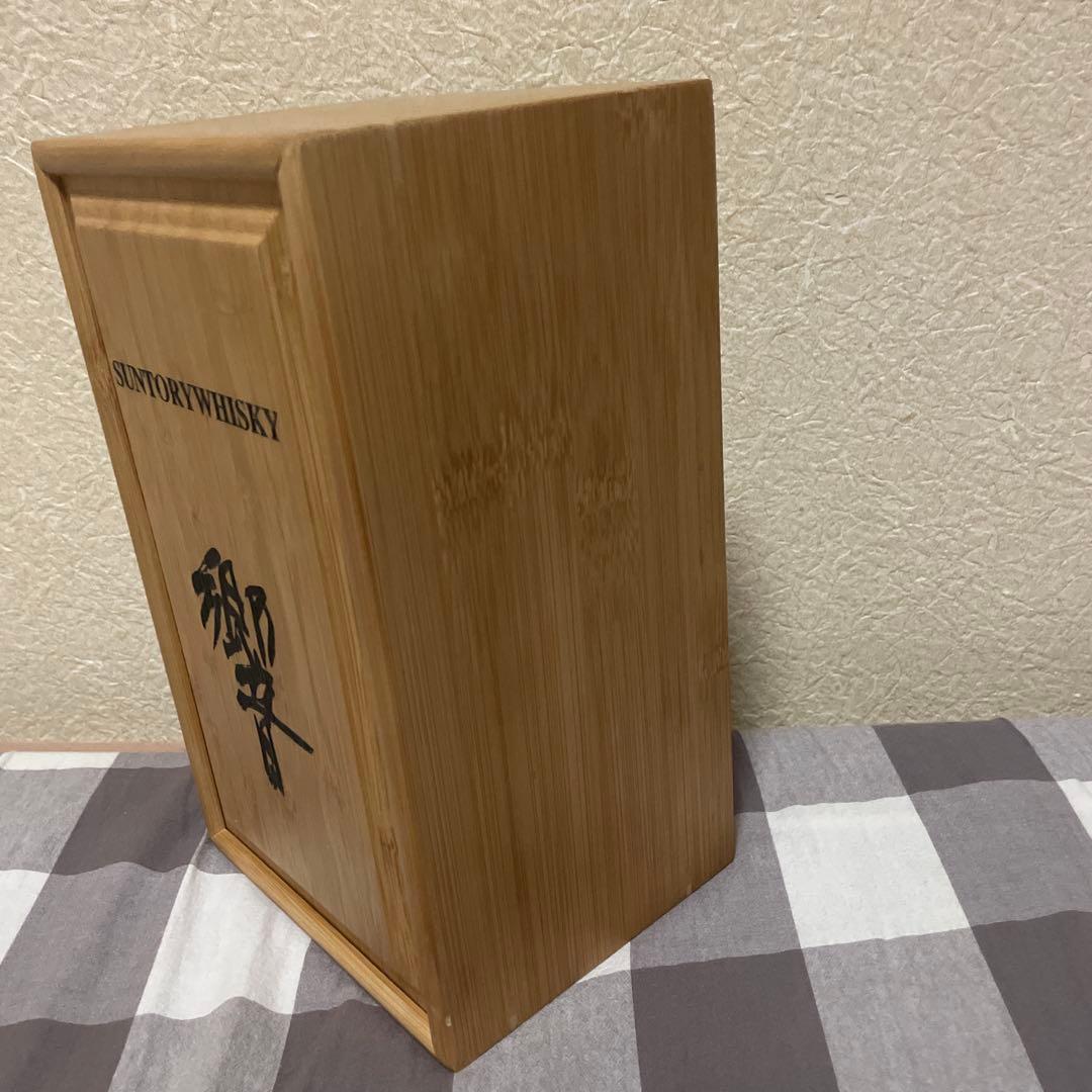 SUNTORY 竹製ウイスキーケース空箱