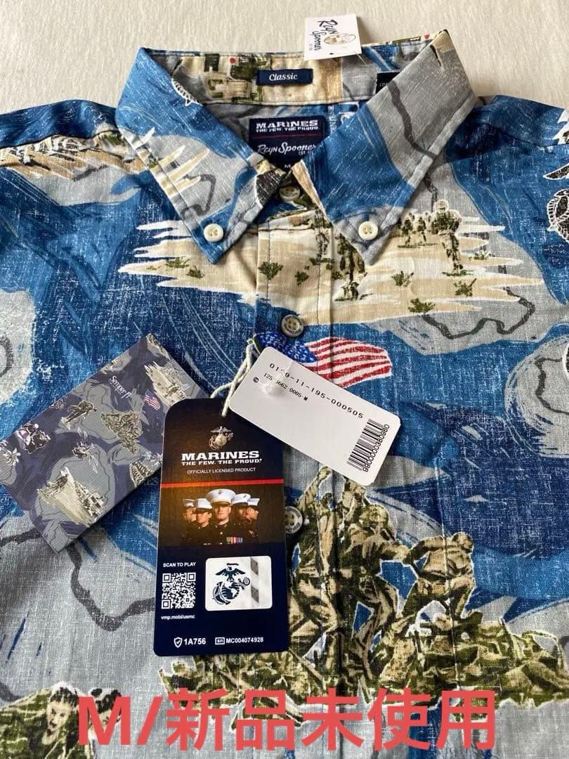 M新品未使用　ReynSpooner ✖️MARINES 米軍 限定コラボシャツ