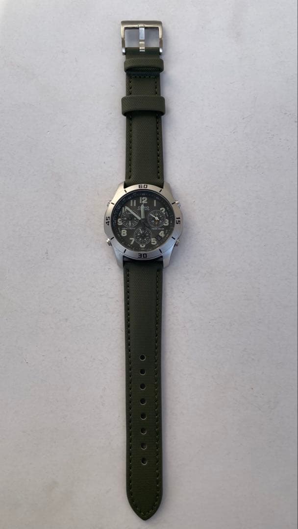 【新品ベルト付】カシオ OVERLAND OVW-600 ソーラー電波 アーミー