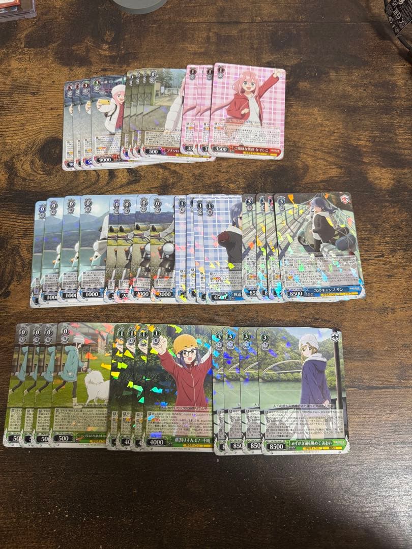 ヴァイスシュヴァルツ　ゆるキャン△ RR以下4コン＋TDパーツ付