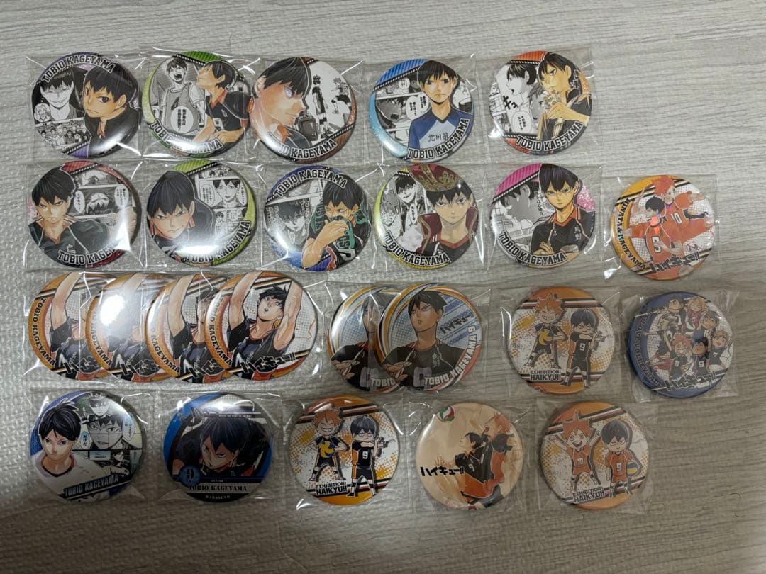影山飛雄 コレクション缶バッジ 24点セット