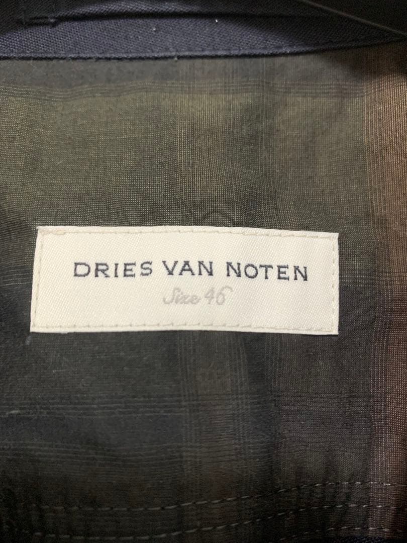 【美品】Dries Van Noten ジャケット 46 ネイビー 正規品