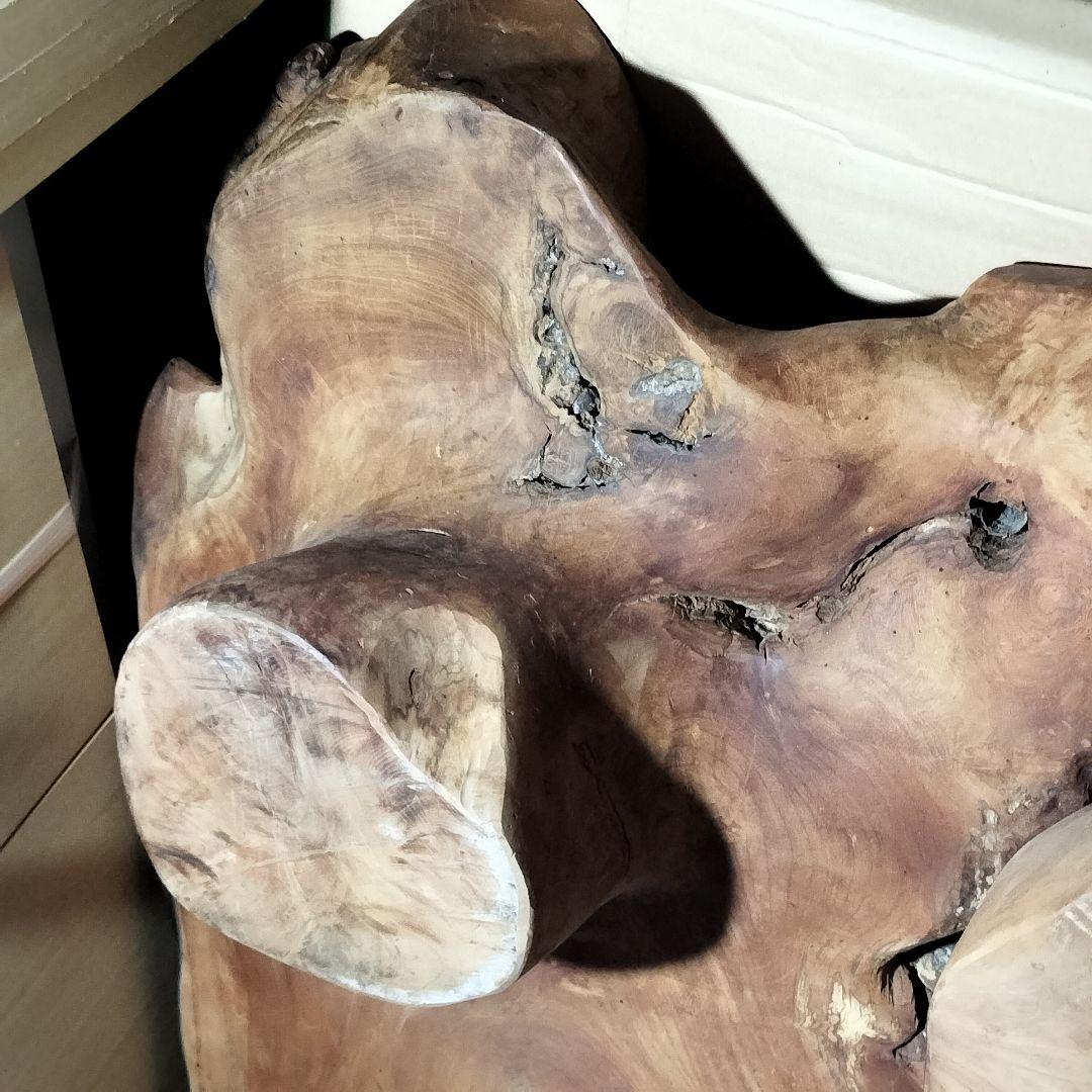 希少な一枚板★佐渡のけやき無垢材ローテーブル