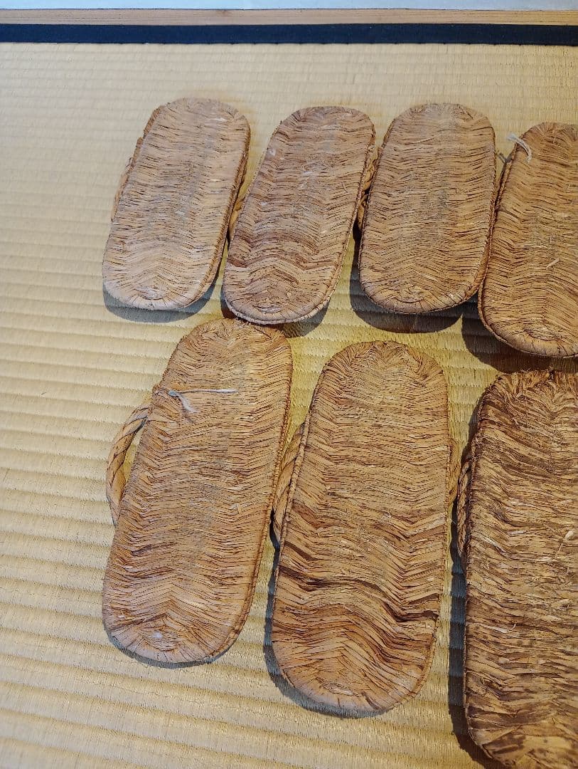 【茶道具】露地　草履5客セット　数寄屋草履　茶事道具　その他979