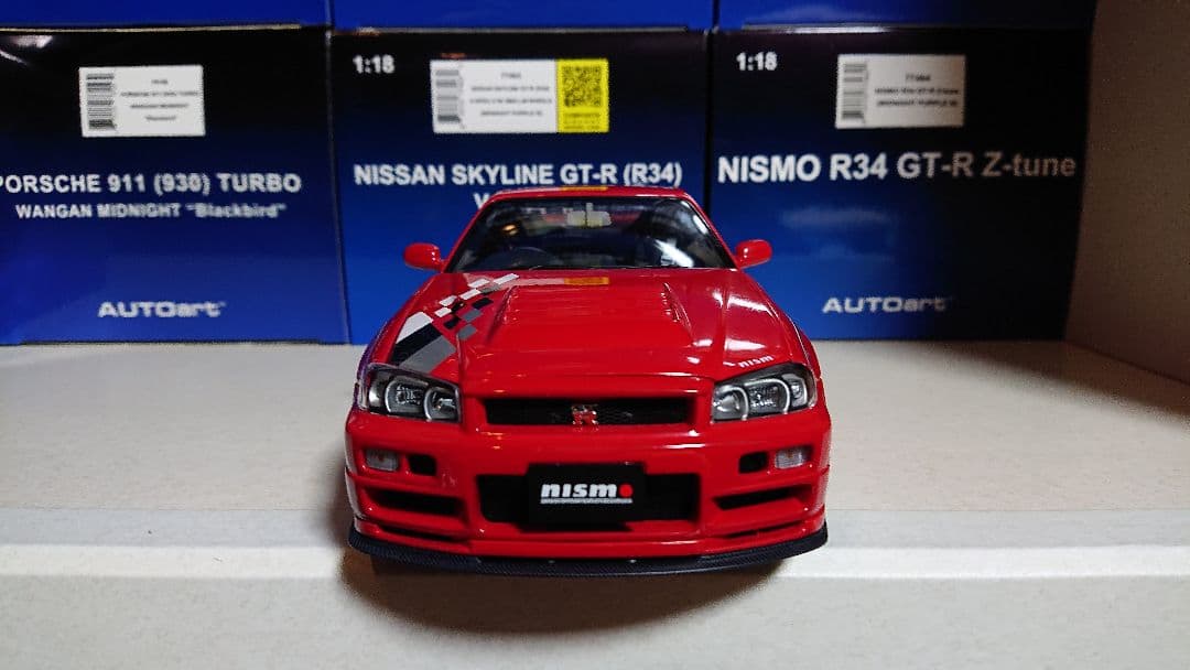 オートアート 1/18 日産 スカイライン GT-R R34 R-tune