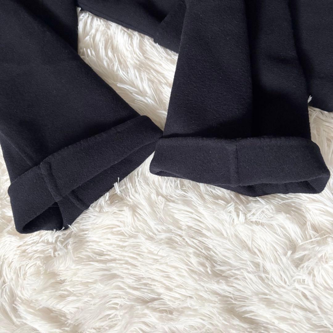 スローブイエナ　ハミルトン　ダブルフェイスロングコート　ネイビー