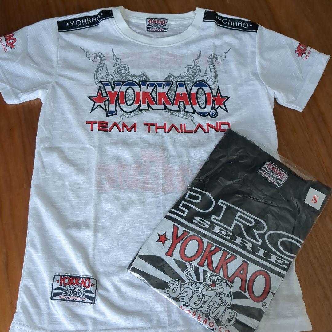 新品　YOKKAO Tシャツ S　２枚セットキックボクシング　希少　黒　白