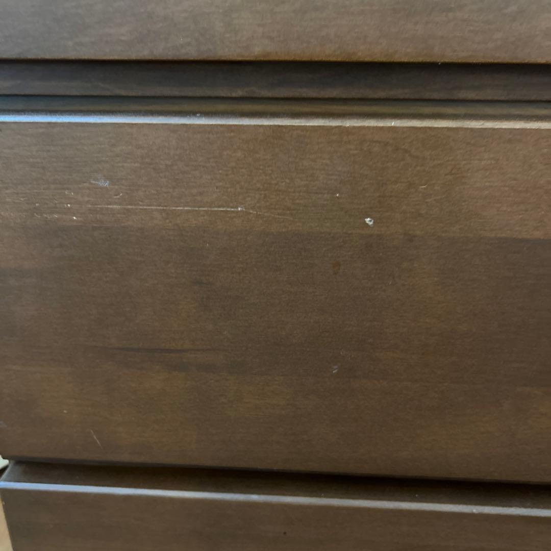 無印良品　ブラウン 4段チェスト