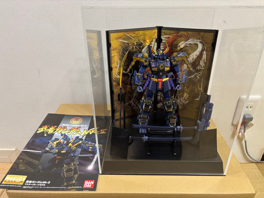 ガンプラ　MG 武者ガンダムMK-2 アクリルケース付き