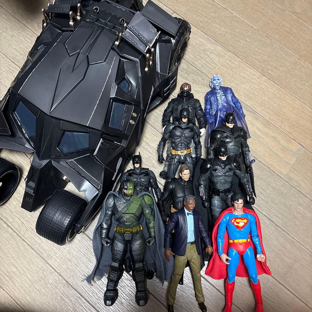 マクファーレントイズ　dcマルチバース バットモービル　ルーシャス＆タンブラー