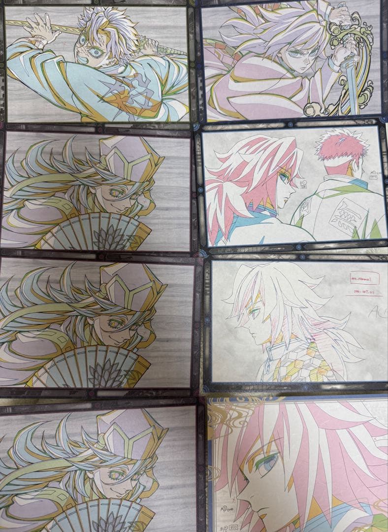 鬼滅の刃　ダイニング　お裾分けポストカード　義勇　実弥　童磨