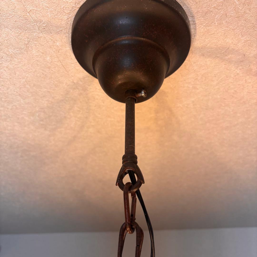 【アンティーク風】サビ加工　シャンデリア　東京インテリア関連　6灯