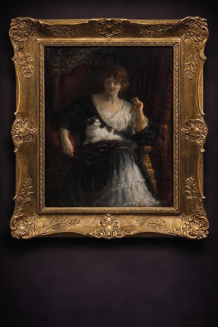 John Friedlinger (フリードリンガー）ー『猫を抱く貴婦人』