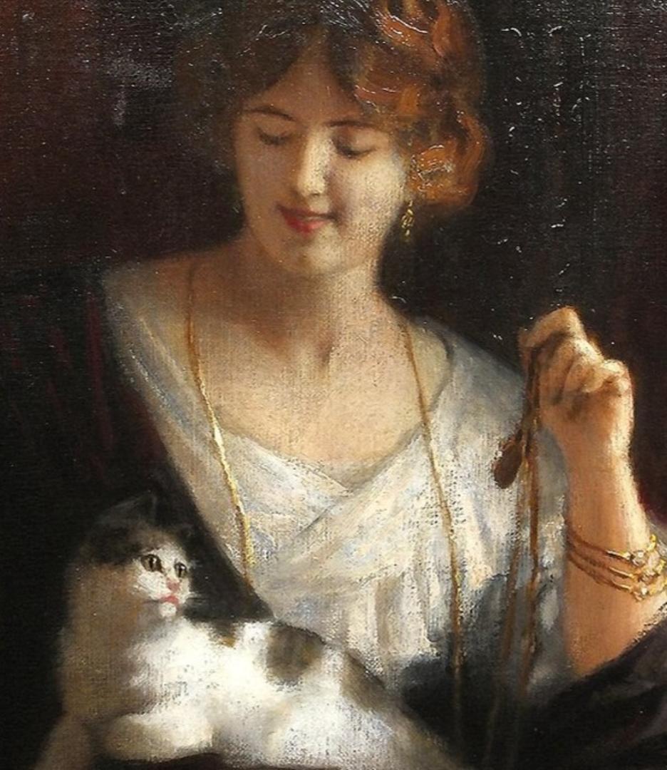 John Friedlinger (フリードリンガー）ー『猫を抱く貴婦人』