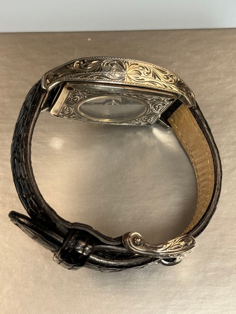 FUNNY 製STALLION 自動巻き腕時計 （Sterling925無垢)