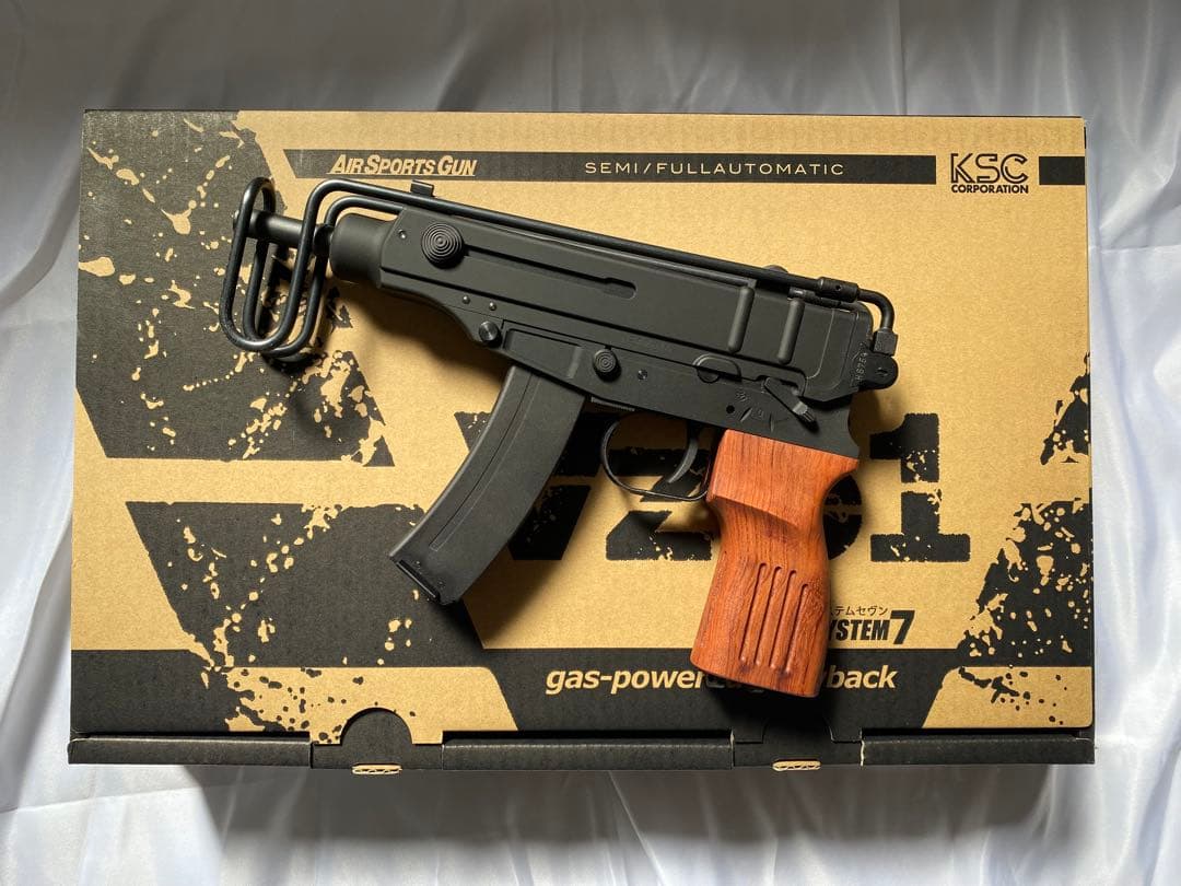 KSC Vz61ヘビーウエイト新品木製グリップ付