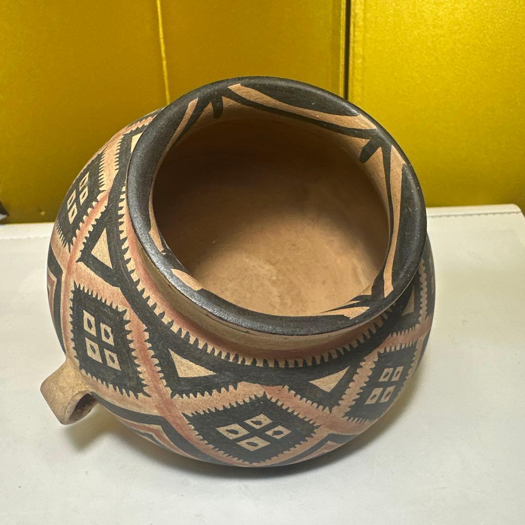 中国，骨董，彩陶，纪元前，陶器の丸型壺